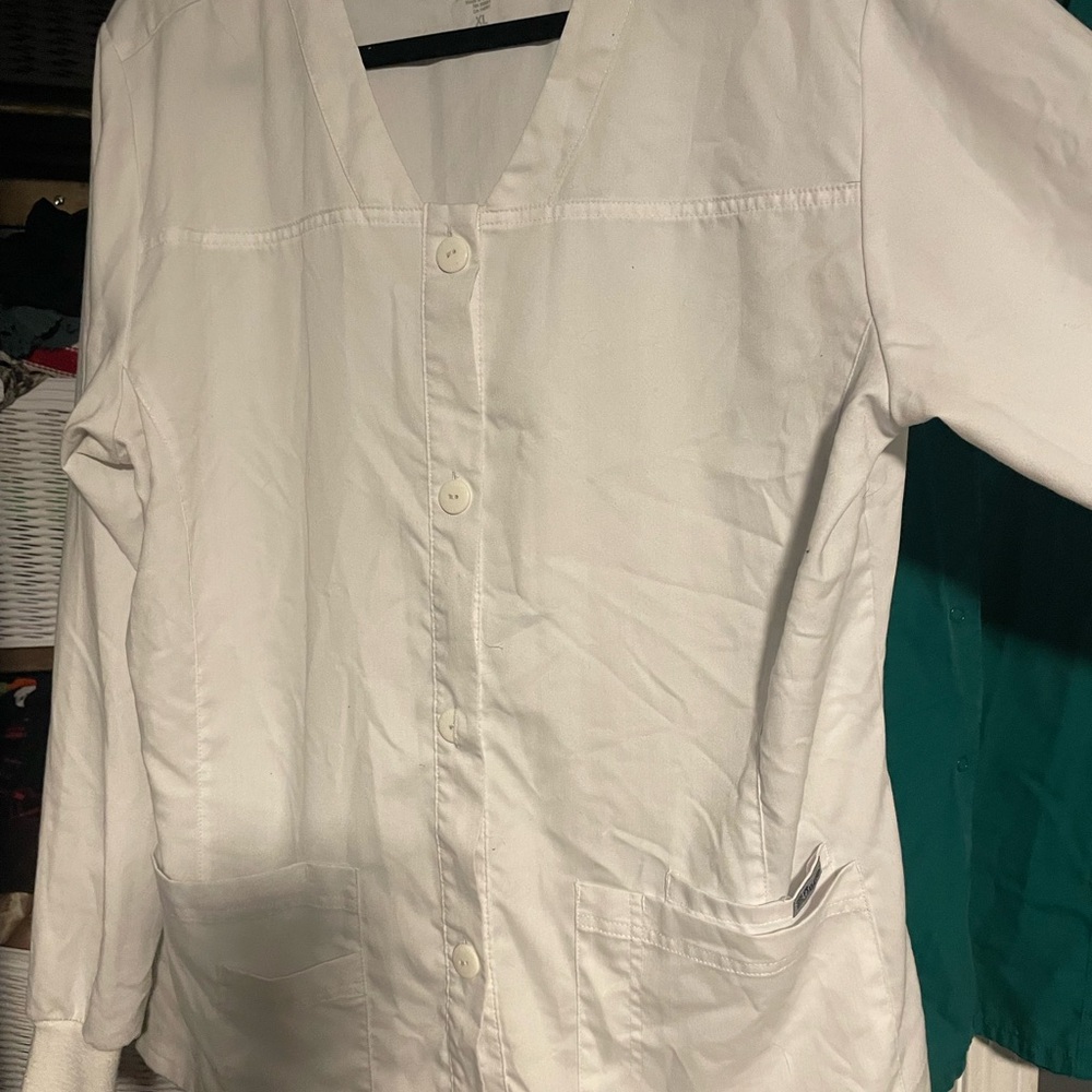 Grey's Anatomy White scrub top